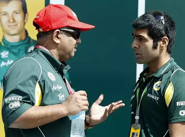 Titel-Bild zur News: Karun Chandhok, Tony Fernandez