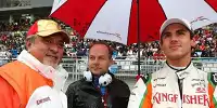 Vijay Mallya, Manfred Zimmermann und Adrian Sutil