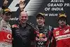 Bild zum Inhalt: Vettel schreibt Geschichte: Erster Sieger in Indien!