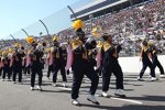 Vor dem Start: Eine Marching-Band