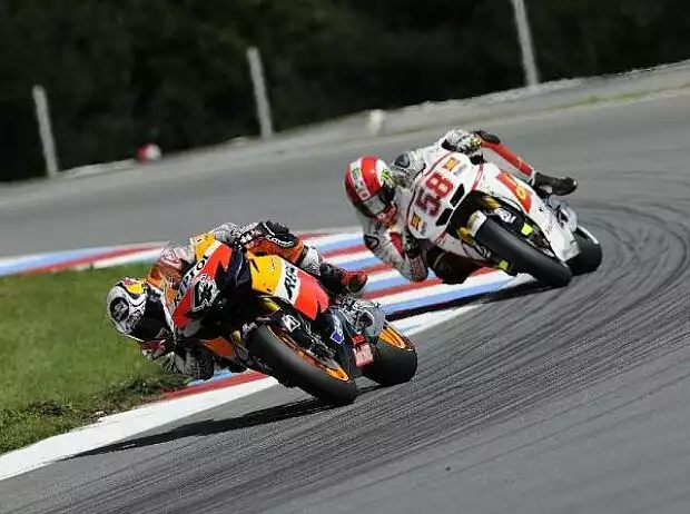 Marco Simoncelli, Andrea Dovizioso Titel-Bild zur News: Marco Simoncelli, Andrea Dovizioso