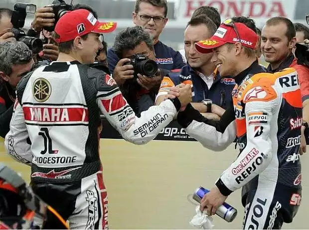 Casey Stoner, Jorge Lorenzo Titel-Bild zur News: Casey Stoner, Jorge Lorenzo
