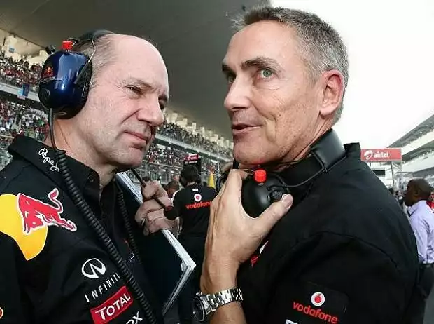 Adrian Newey (Technischer Direktor), Martin Whitmarsh (Teamchef) Titel-Bild zur News: Adrian Newey (Technischer Direktor), Martin Whitmarsh (Teamchef)