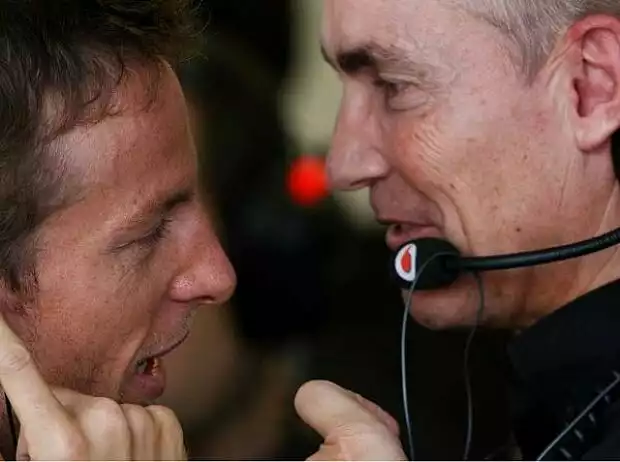 Titel-Bild zur News: Jenson Button und Martin Whitmarsh