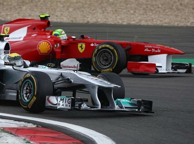Titel-Bild zur News: Felipe Massa, Nico Rosberg