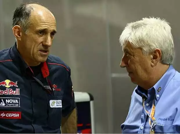 Franz Tost (Teamchef), Charlie Whiting (Technischer Delegierte der FIA) Titel-Bild zur News: Franz Tost (Teamchef), Charlie Whiting (Technischer Delegierte der FIA)