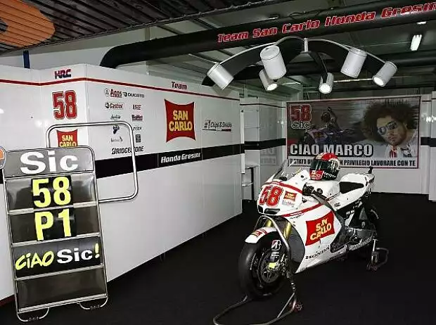 Marco Simoncelli Titel-Bild zur News: Marco Simoncelli