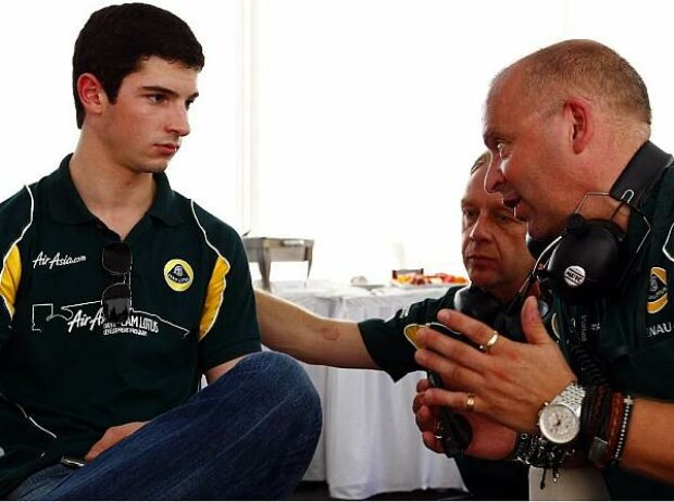 Alexander Rossi, Mike Gascoyne Alexander Rossi, Mike Gascoyne