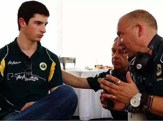 Alexander Rossi, Mike Gascoyne Titel-Bild zur News: Alexander Rossi, Mike Gascoyne