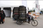 Reifentransport auf Chinesisch...