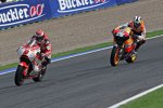 Hector Barbera (Aspar) und Daniel Pedrosa (Honda)