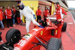 Gerhard Berger im Ferrari 412 T2