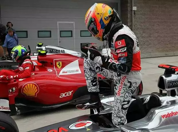 Felipe Massa und Lewis Hamilton Titel-Bild zur News: Felipe Massa und Lewis Hamilton