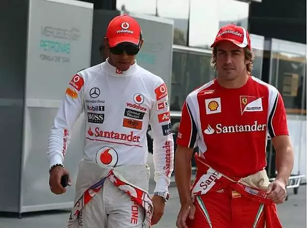 Lewis Hamilton und Fernando Alonso Titel-Bild zur News: Lewis Hamilton und Fernando Alonso