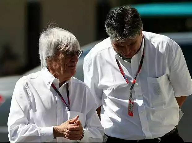 Bernie Ecclestone und Pasquale Lattuneddu Titel-Bild zur News: Bernie Ecclestone und Pasquale Lattuneddu