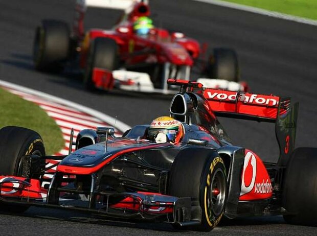 Titel-Bild zur News: Felipe Massa, Lewis Hamilton