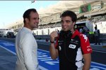 Vitantonio Liuzzi (HRT) und Jerome D'Ambrosio (Marussia-Virgin) 