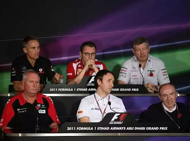 Martin Whitmarsh (Teamchef), Stefano Domenicali (Teamchef), Ross Brawn (Teamchef), Frank Williams (Teamchef) Titel-Bild zur News: Martin Whitmarsh (Teamchef), Stefano Domenicali (Teamchef), Ross Brawn (Teamchef), Frank Williams (Teamchef)