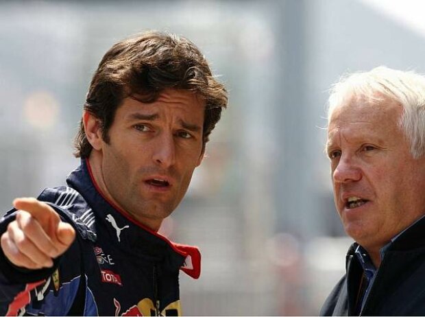 Titel-Bild zur News: Charlie Whiting (Technischer Delegierte der FIA), Mark Webber
