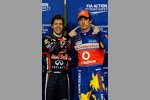 Sebastian Vettel (Red Bull) und Jenson Button (McLaren) 