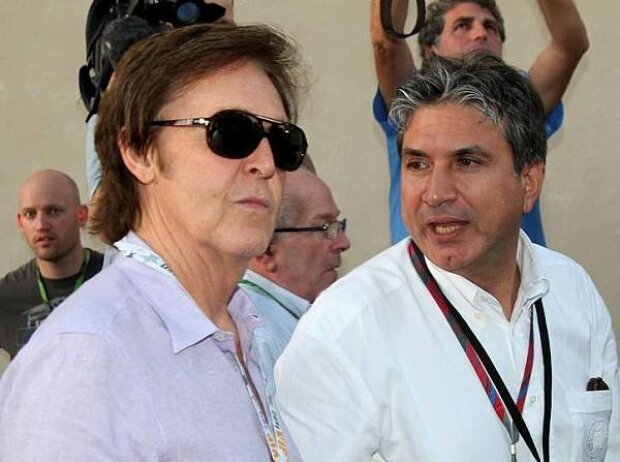 Paul McCartney und Pasquale Lattuneddu