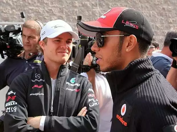 Nico Rosberg und Lewis Hamilton Titel-Bild zur News: Nico Rosberg und Lewis Hamilton