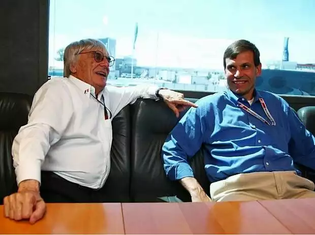 Bernie Ecclestone und Tavo Hellmund Titel-Bild zur News: Bernie Ecclestone und Tavo Hellmund