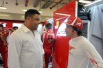 Ronaldo und Fernando Alonso (Ferrari)