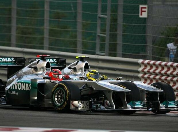 Michael Schumacher, Nico Rosberg Michael Schumacher, Nico Rosberg