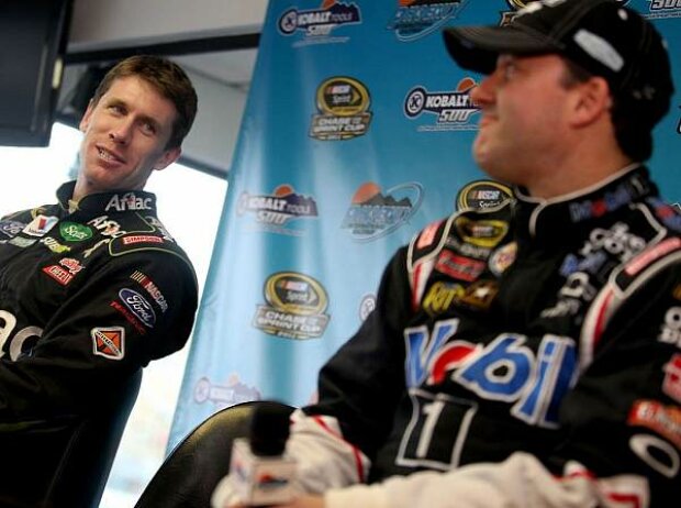 Tony Stewart, Carl Edwards Tony Stewart, Carl Edwards