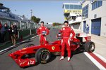 Michael Lewis und Sergio Campana (Ferrari)