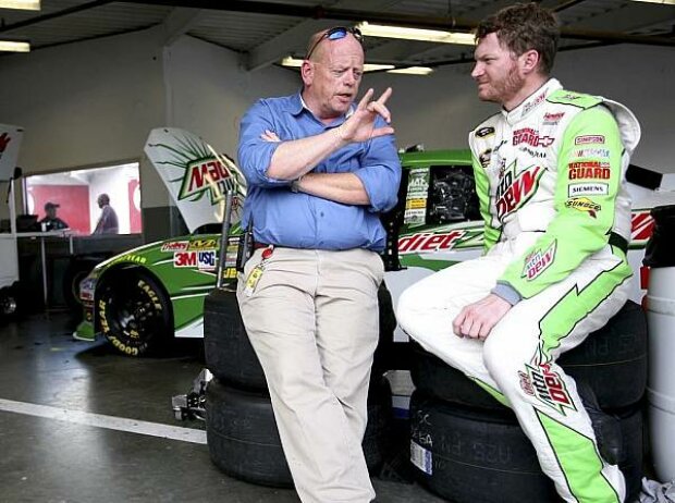 NASCAR Rennchef John Darby Dale Earnhardt Jun. NASCAR Rennchef John Darby Dale Earnhardt Jun.