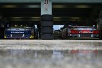 A.J. Allmendinger und Greg Biffle im Regen