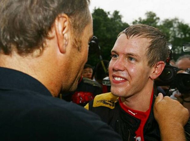 Titel-Bild zur News: Gerhard Berger, Sebastian Vettel