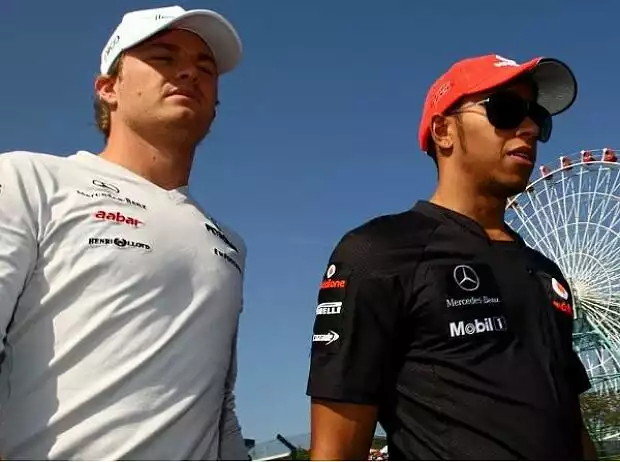Lewis Hamilton, Nico Rosberg Titel-Bild zur News: Lewis Hamilton, Nico Rosberg