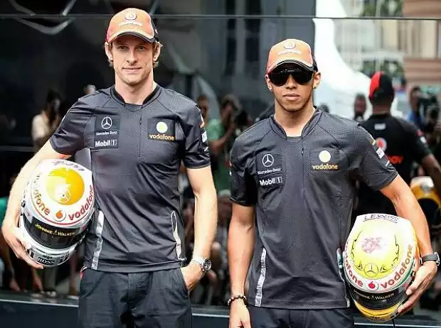 Jenson Button, Lewis Hamilton Titel-Bild zur News: Jenson Button, Lewis Hamilton