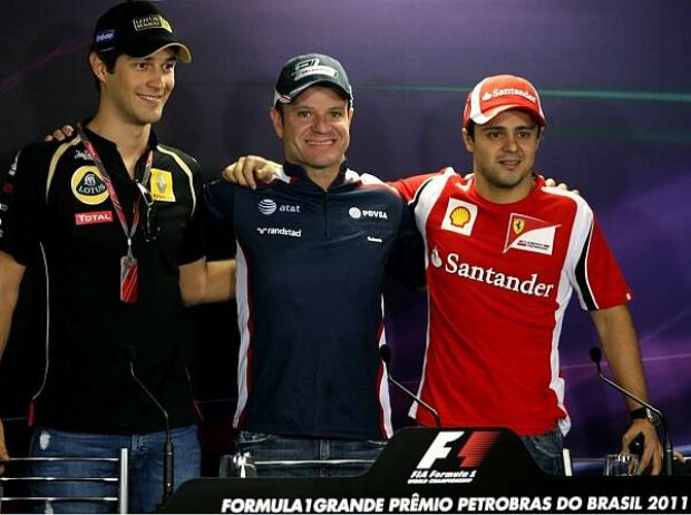 Felipe Massa, Rubens Barrichello, Bruno Senna