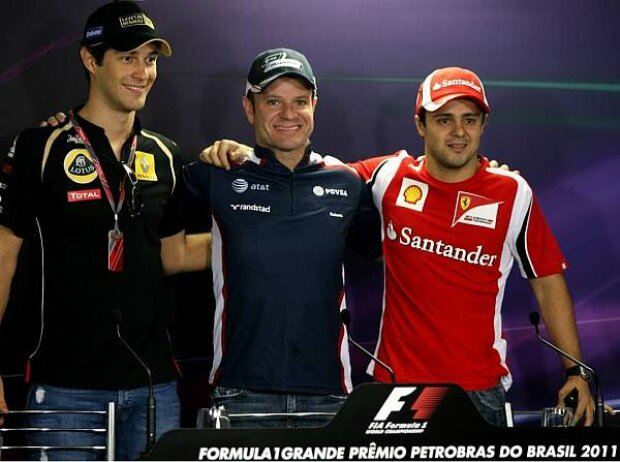 Felipe Massa, Rubens Barrichello, Bruno Senna Felipe Massa, Rubens Barrichello, Bruno Senna