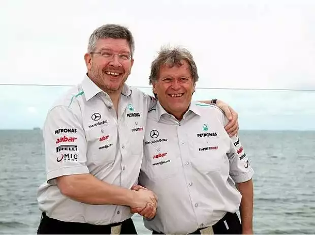 Titel-Bild zur News: Ross Brawn und Norbert Haug