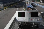 Arbeitsplatz von FIA-Starter Charlie Whiting