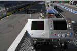 Arbeitsplatz von FIA-Starter Charlie Whiting