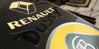 Renault-Logo im Staub
