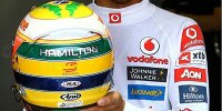 Bild zum Inhalt: Ayrtons Mythos lebt: Drei Senna-Helme in Interlagos