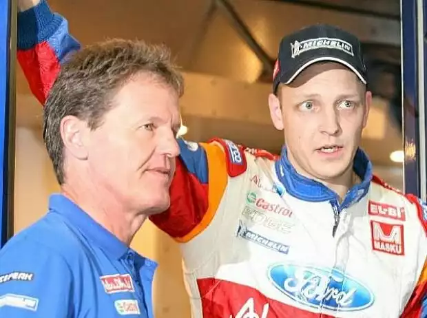 Titel-Bild zur News: Malcolm Wilson (Ford-Teamchef), Mikko Hirvonen