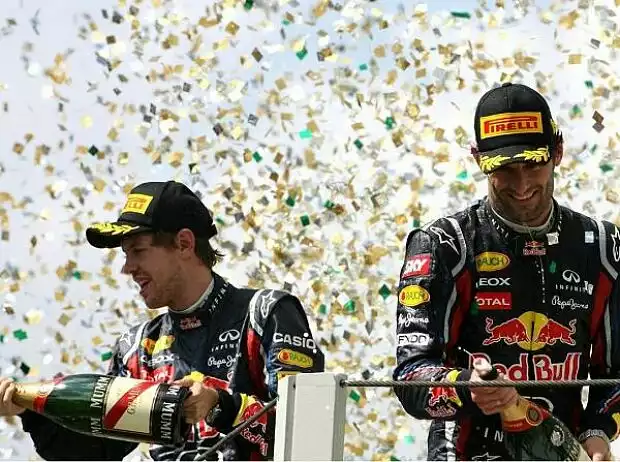 Sebastian Vettel und Mark Webber Titel-Bild zur News: Sebastian Vettel und Mark Webber