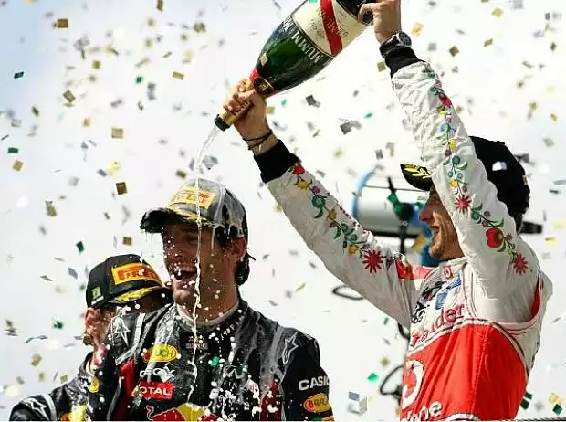Jenson Button, Mark Webber Titel-Bild zur News: Jenson Button, Mark Webber