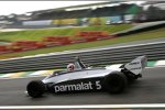 Nelson Piquet drehte Demorunden im Brabham-Ford BT49