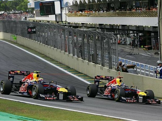 Mark Webber und Sebastian Vettel