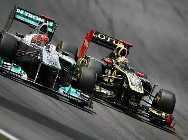 Bruno Senna, Michael Schumacher Titel-Bild zur News: Bruno Senna, Michael Schumacher