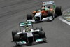 Bild zum Inhalt: Rosberg: Brasilianische Sonne heizte den Reifen ein